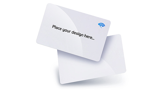 White Glossy Cards 2  (8.5 X 5.3 Cm)  Can Print Any Design
