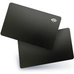 Black Matt Cards 1 (8.5 X 5.3 Cm)  Solid color Design only